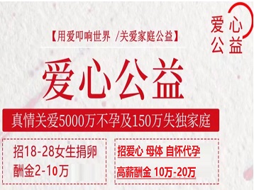 阳东捐卵助孕生子 爱心志愿者招募